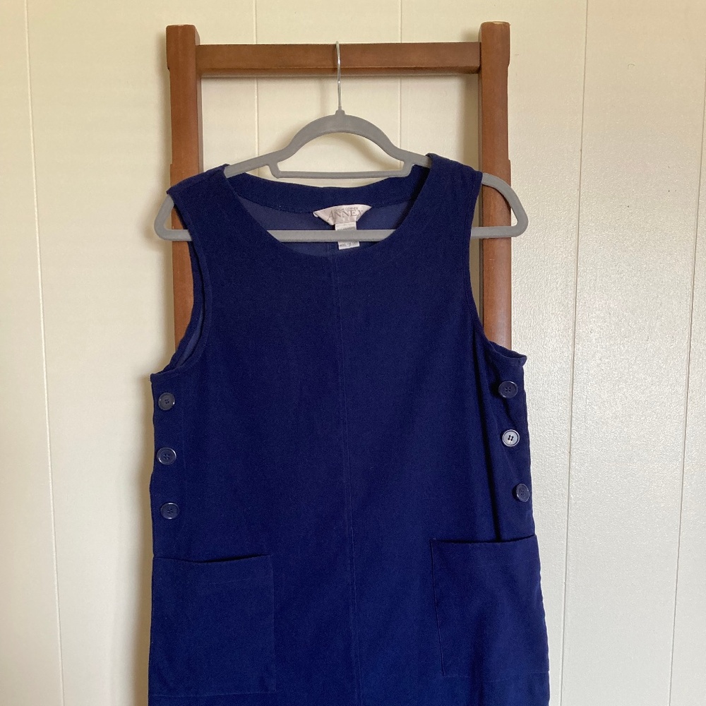 Navy Overall Dress